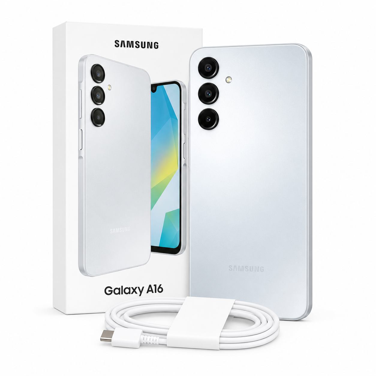 Samsung Galaxy A16 — AMOLED 90Hz | 128Go 4Go RAM | Caméra 50MP | 6 ans de mises à jour | Livraison Gabon | Kadmarket